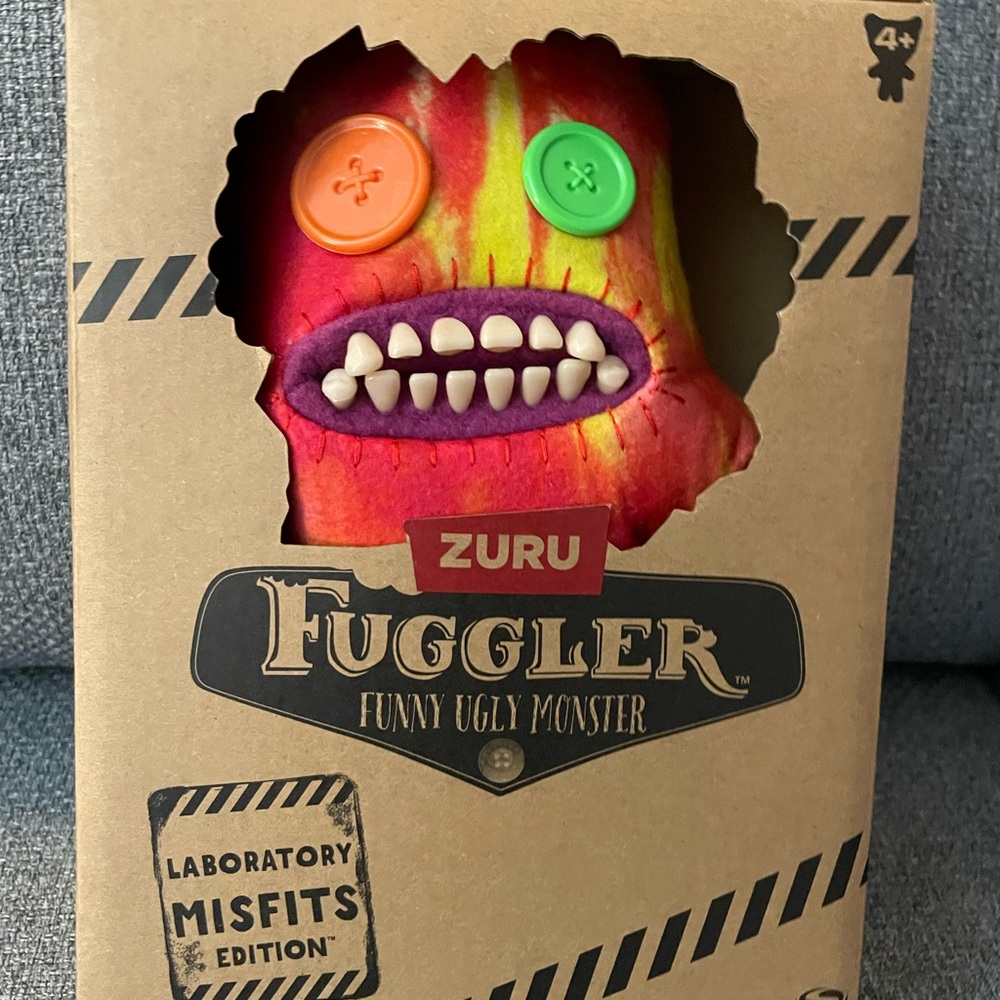 ZURU Fuggler Funny Ugly Monster - Red and Orange Sasquoosh